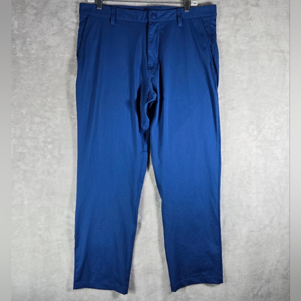 Rhone Commuter Classic Chino Pants Mens Size 34x29 Royal Blue Golf Performance